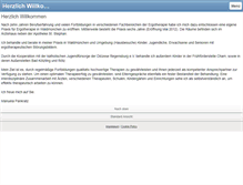 Tablet Screenshot of ergo-waldmuenchen.de